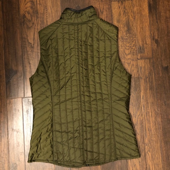 Banana Republic Quilted Field Vest - Army Green - Picture 3 of 11